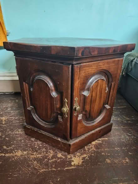 Photo of free Solid wood cabinet end table (Uptown Kingston) #2