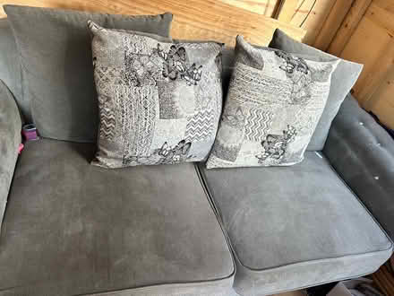 Photo of free 2 seater grey sofa (Slough) #2