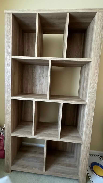 Photo of free Wooden display unit/book shelves (Cheshunt near to the Old Pond) #1