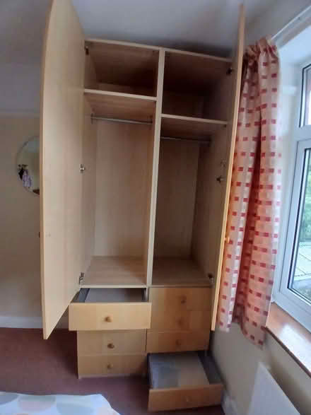 Photo of free Tall Ikea wardrobe (Belper DE56) #2