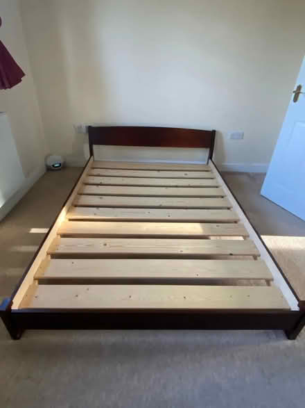 Photo of free Low Double Bed Frame (Newton St Cyres EX5) #1