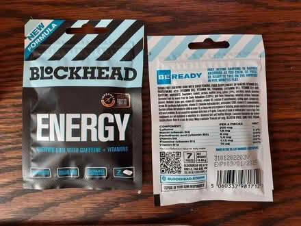 Photo of free Energy chewing gum, 2 packs (South Croydon, Greater London) #1