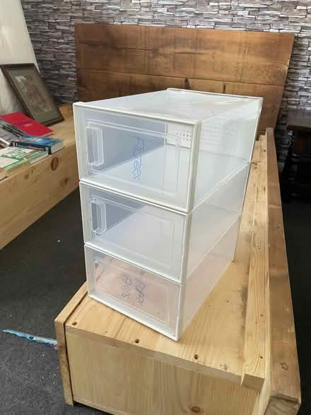 Photo of free Stackable storage boxes (South Ham RG22) #2