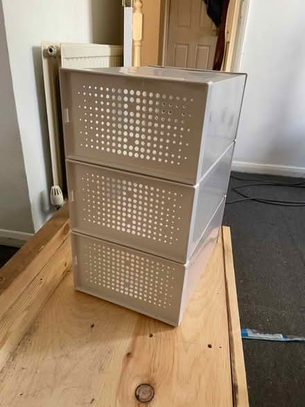 Photo of free Stackable storage boxes (South Ham RG22) #1