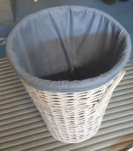 Photo of free Wicker washing basket (Robinswood Hill, Gloucester) #2