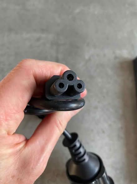 Photo of free Mains ‘clover leaf’ computer cable (Cubbington CV32) #1