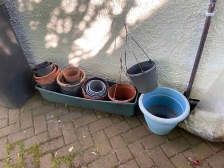 Photo of free Plant pots - various, plastic (Cockermouth CA13) #1