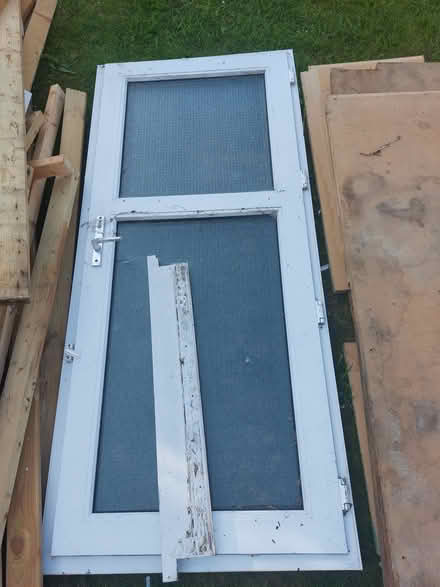 Photo of free UVPC White Exterior Door (Murrow) #2