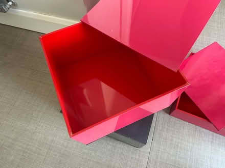 Photo of free Habitat Lacquered Wooden Storage Boxes x 5 (Congleton CW12) #3