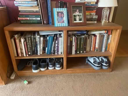 Photo of free Wooden bookshelf (North west Dublin) #1