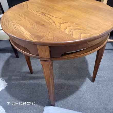 Photo of free Solid wood round coffee table (E16) #1