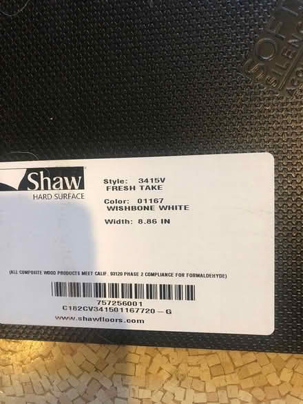 Photo of free Vinyl Flooring Pieces-New (Near Pico-Robertson area) #4