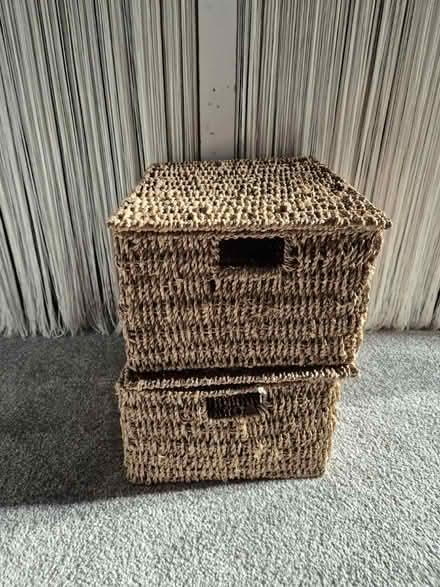 Photo of free X2 storage baskets (West Harrow) #1