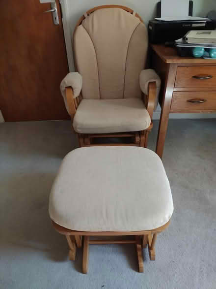 Photo of free Rocking chair and footstool (Redhill RH1) #1
