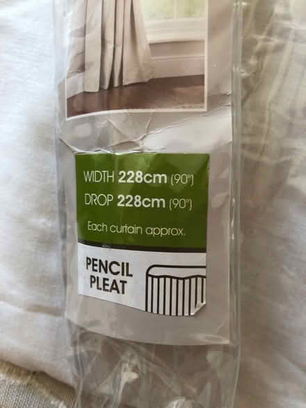 Photo of free Unused ivory Dunelm curtains (OX14 Drayton) #2
