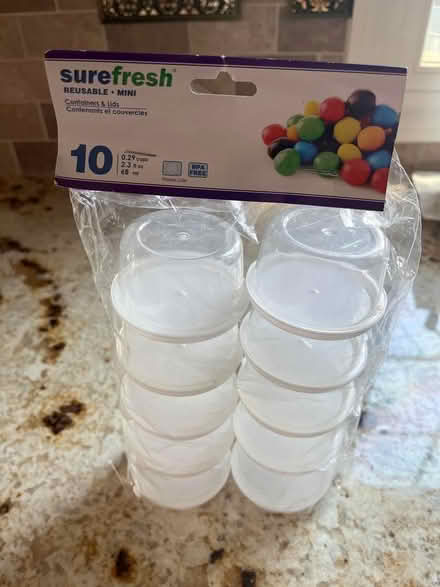 Photo of free Reusable mini containers (Pittstown) #1