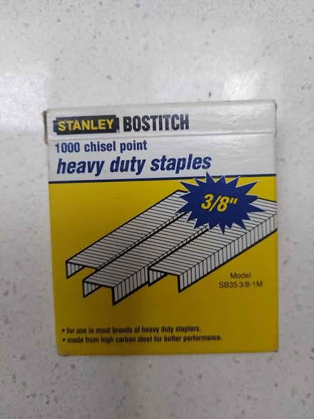Photo of free 3/8 inch Chisel Point Staples (West San Jose) #1