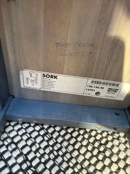 Photo of free Ikea Sork solid wood kids chairs (Bexleyheath) #2