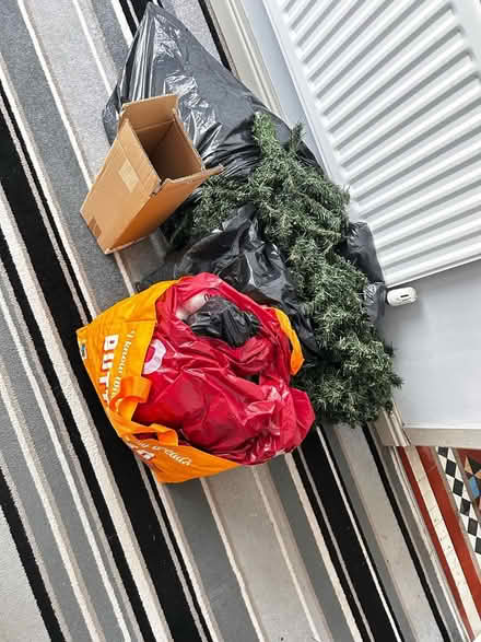 Photo of free 6Ft Christmas tree stand and decs (ST1) #1