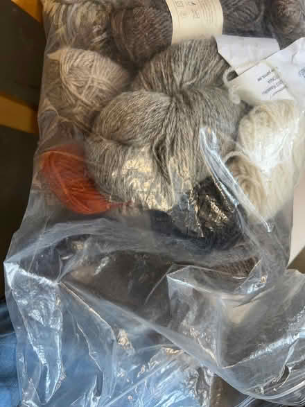 Photo of free Bag of pure wool yarns - mostly greys (Harley Shute TN38) #4