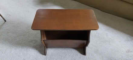 Photo of free Small table with book storage underneath (Bramhall SK7) #1