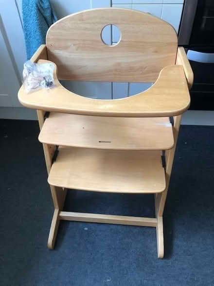 Photo of free wooden toddler high chair (Heaton BD9) #2