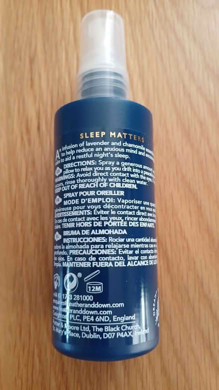 Photo of free Pillow Spray (Bowerhill SN12) #2