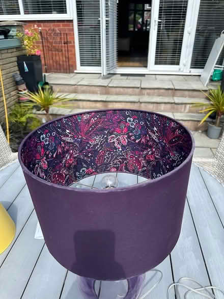 Photo of free Burgundy Table Lamp (SK4) #2