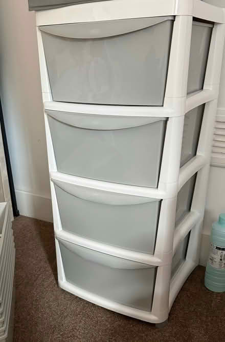 Photo of free 2 sets of 4 Plastic drawers (Camden) #2
