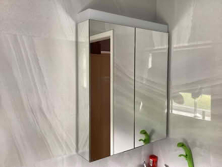 Photo of free Bathroom cabinet mirror doors (Poynton SK12) #1