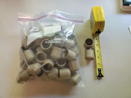 Photo of free hard plastic table feet (South Bellevue) #1