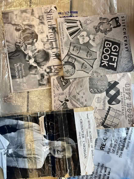 Photo of free Four black and white vintage stitching booklets (Harley Shute TN38) #1