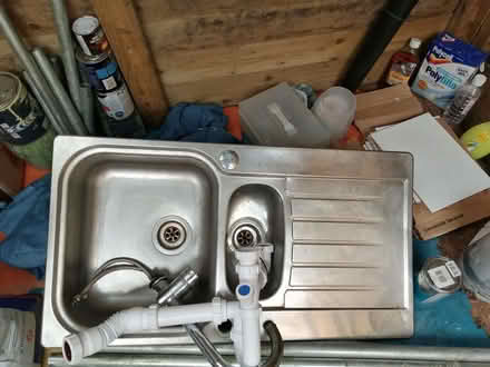 Photo of free Stainless steel sink, tap and fittings (Innox Hill BA11) #1