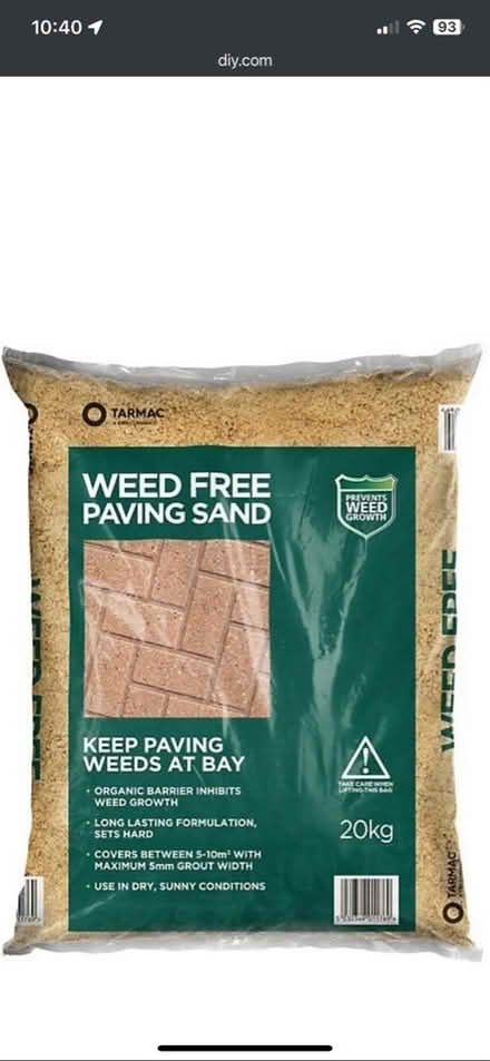 Photo of Polymeric sand / weed free sand (Stevenage SG1) #2