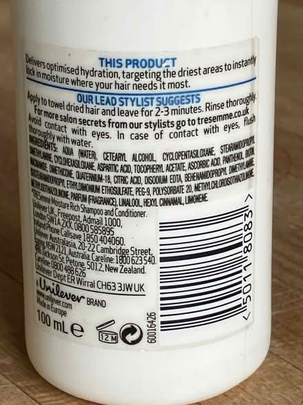 Photo of free Hair conditioner (Brixton Hill SW2) #2