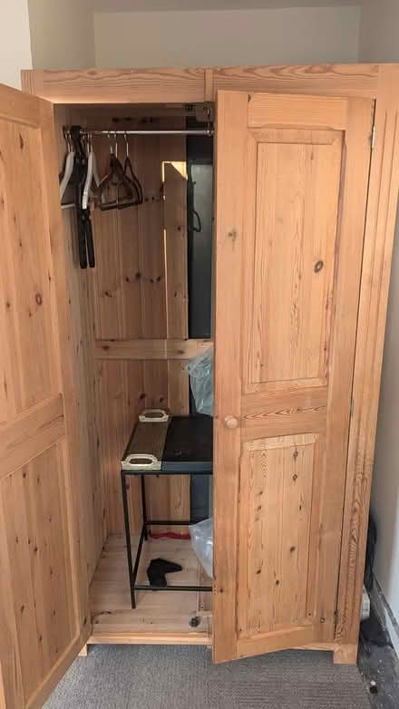 Photo of free Wooden wardrobe (Poplar) #2