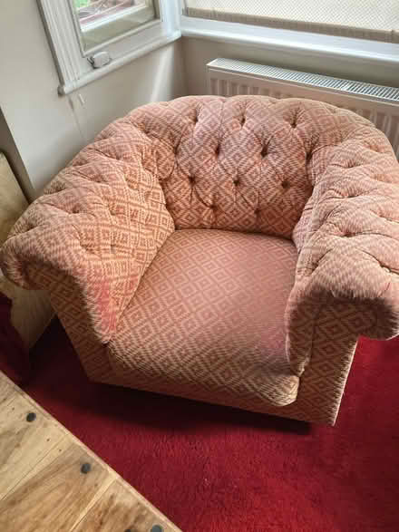 Photo of free Chesterfield chair (Raynes Park , london) #1