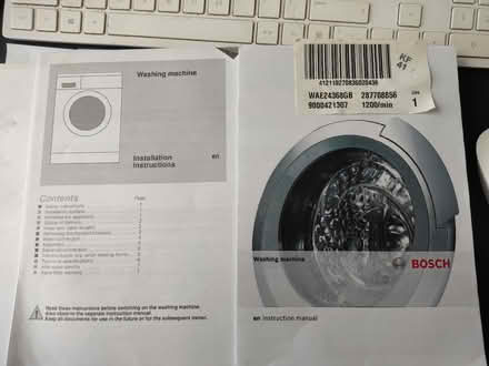 Photo of free Bosch washing machine (East Finchley, N2) #2