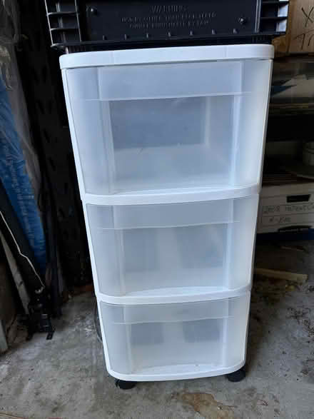 Photo of free Plastic storage drawer set (East Petaluma) #1