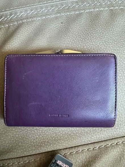 Photo of free Purple leather wallet (Saratoga) #1