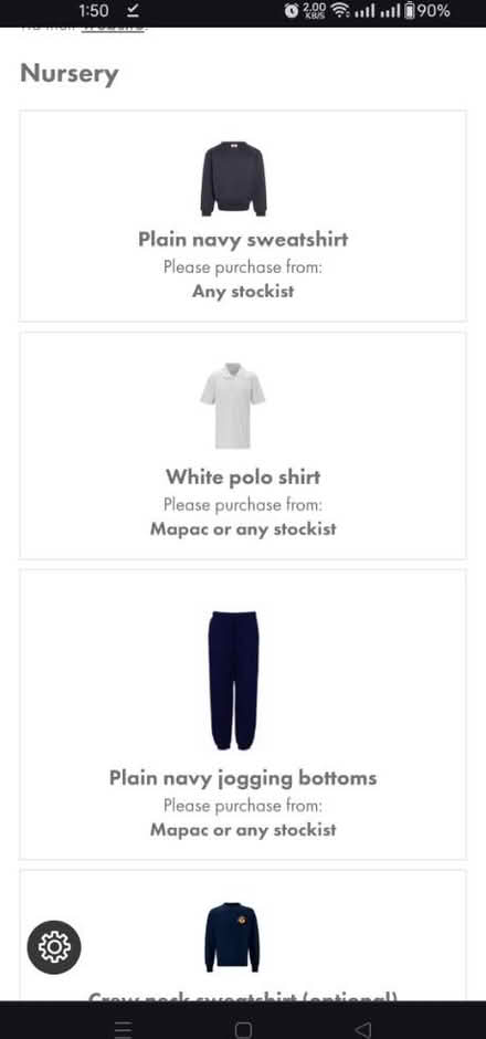 Photo of whitefriars school bag and uniform (HA3) #2