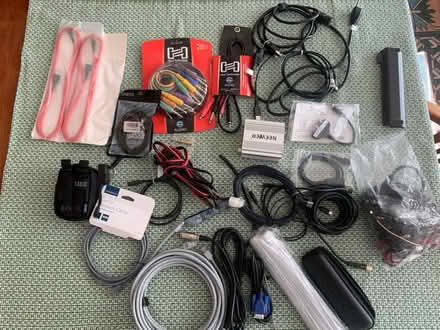 Photo of free Audio and computer cords and cables (West 90s) #1