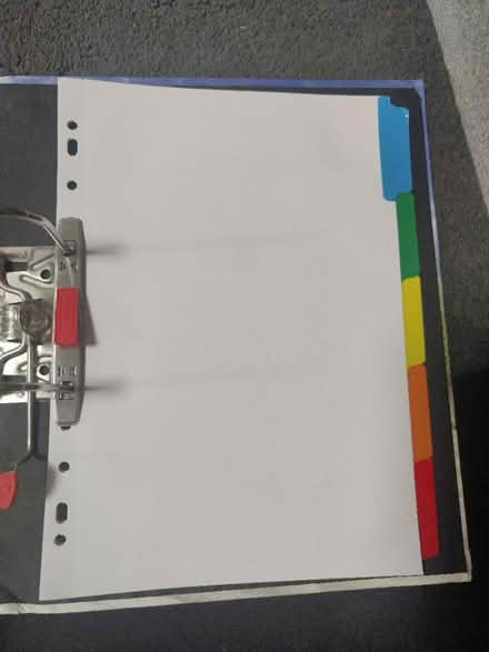 Photo of free File dividers (North Ilford, IG1) #2