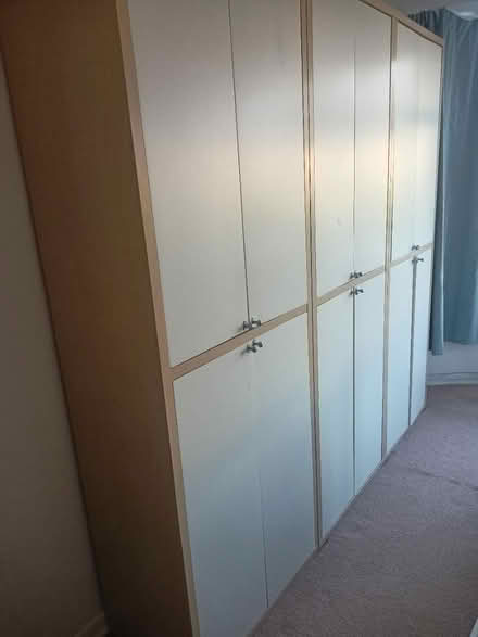 Photo of free 3 tall cupboards with shelves (Bramhall SK7) #1