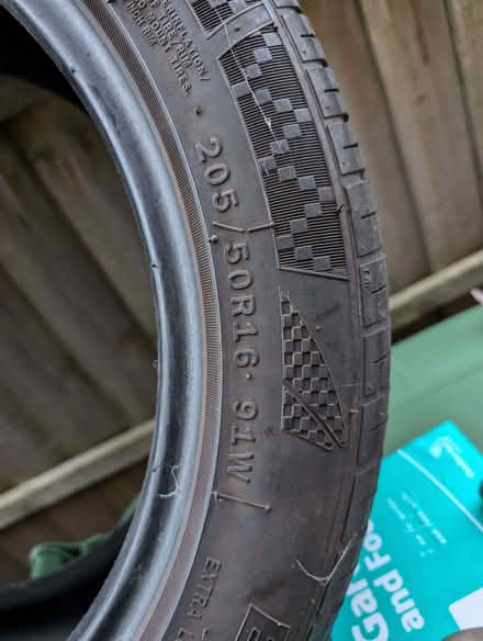 Photo of free part used tyre 205/50R16 91W Event Potentem UHP (Tytherington SK10) #3