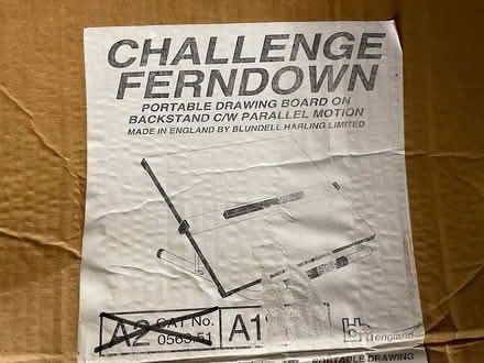 Photo of free a1 portable drawing board (Sidcup DA15) #4