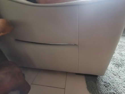 Photo of free 3 Person Leather Sofa (EN7 Goffs oak) #3