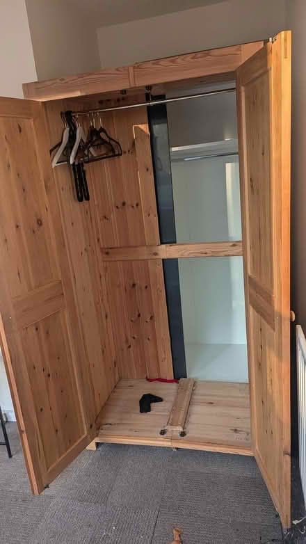 Photo of free Wooden wardrobe (Poplar) #3