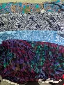 Photo of free dress fabric plain & patterned (North Brunswick-off Rte 1) #1
