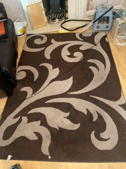 Photo of free Brown and coffee cream rug (Clifton S60) #1